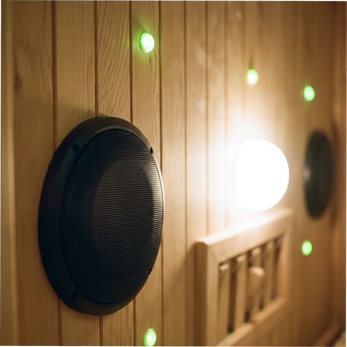 Dual Speakers and 7-Color Star Lighting