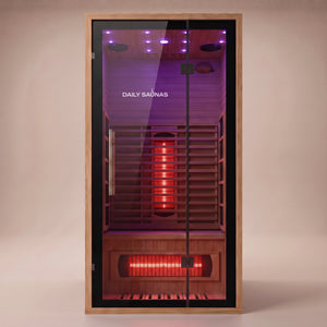 1-Person Full Spectrum Hemlock Sauna