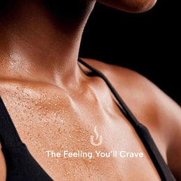 Close-up of skin after a session in the 1-Person Full Spectrum Hemlock Sauna